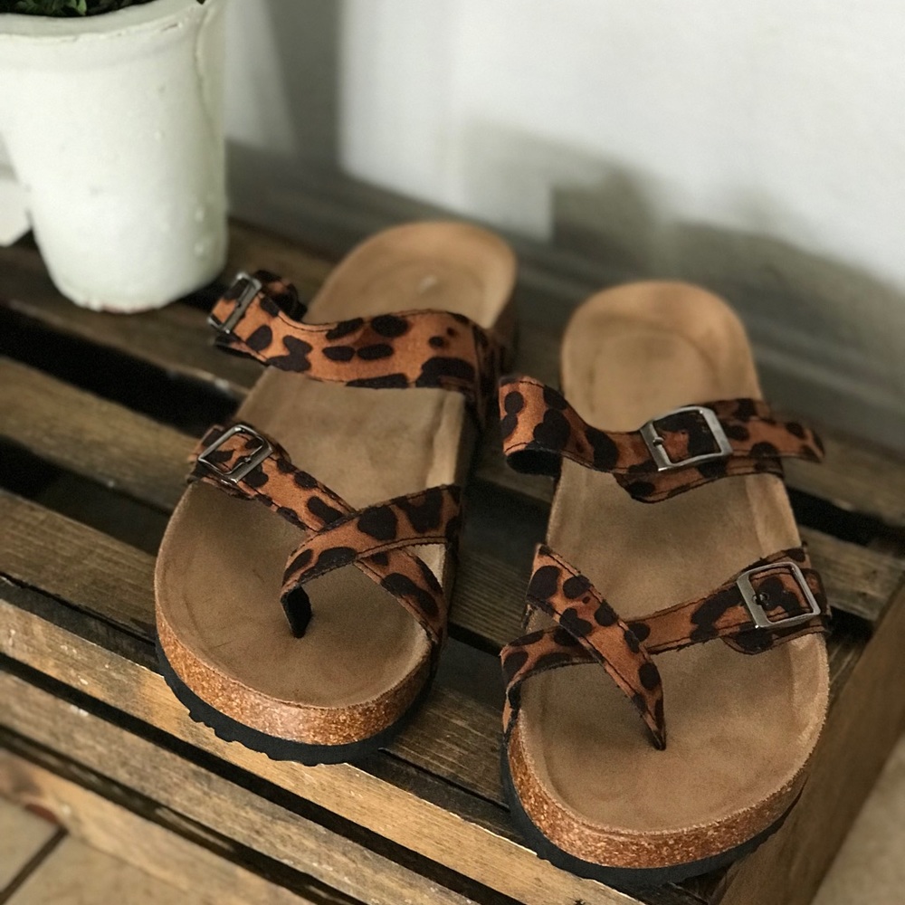Cheetah sandals!